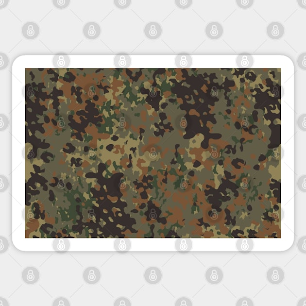 Germany Army Camouflage Sticker by Cataraga